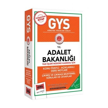 Yargı Yayınları Gys Adalet Bakanlığı Yazı Işleri Müdürü Kadrosu Için Konu Özetli Açıklamalı Ders Notları Komisyon