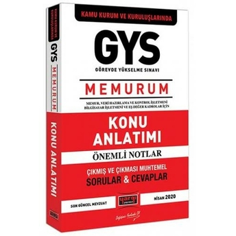 Yargı Yayınları Gys Kamu Kurum Ve Kuruluşlarında Memurum Konu Anlatımı Komisyon