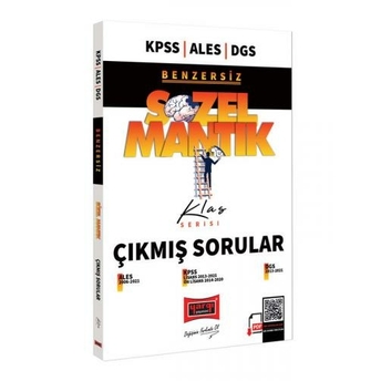 Yargı Yayınları Kpss Ales Dgs Klas Serisi Benzersiz Sözel Mantık Çıkmış Sorular Komisyon