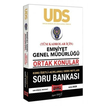 Yargı Yayınları Uds Emniyet Genel Müdürlüğü Ortak Konular Tüm Kadrolar Için Konu Özetli Soru Bankası Komisyon