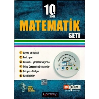 Yarı Çap Yayınları 10. Sınıf Matematik Seti Komisyon