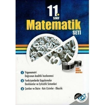 Yarı Çap Yayınları 11. Sınıf Matematik Seti Komisyon