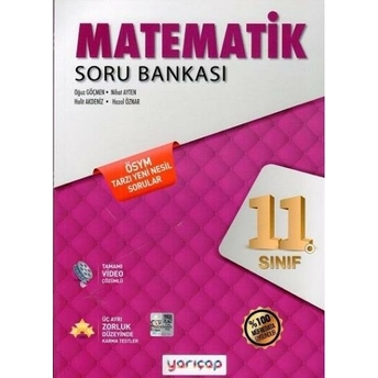 Yarı Çap Yayınları 11. Sınıf Matematik Soru Bankası Komisyon