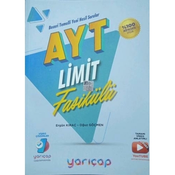 Yarı Çap Yayınları Ayt Limit Fasikülleri Komisyon