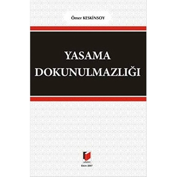 Yasama Dokunulmazlığı Ömer Keskinsoy