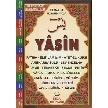 Yasin Tebareke Amme - Türkçe Okunuş Ve Meali (Orta Boy, Kod: 107) Elmalılı Muhammed Hamdi Yazır