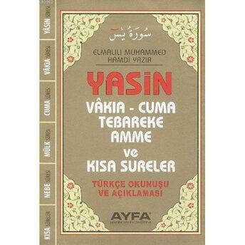 Yasin Üçlü Çanta Boy Flekso Kapak Elmalılı Muhammed Hamdi Yazır