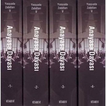 Yassıada Zabıtları 5 Anayasa Davası (4 Kitap Takım) Kolektif