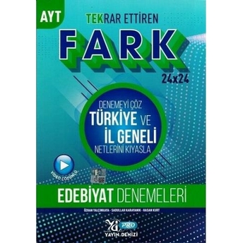 Yayın Denizi Ayt Edebiyat Fark 24 X 24 Tekrar Ettiren Denemeleri