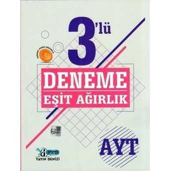 Yayın Denizi Ayt Eşit Ağırlık 3 Lü Pro Deneme Komisyon