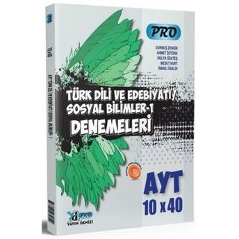 Yayın Denizi Ayt Türk Dili Ve Edebiyatı Sosyal Bilimler Pro 10 X 40 Denemeleri Komisyon