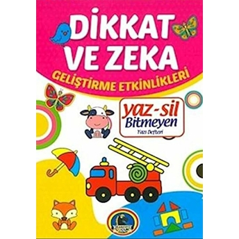 Yaz-Sil Dikkat Ve Zeka Bitmeyen Yazı Defteri Tahta Kalem Kolektıf