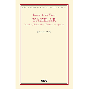 Yazılar - Masallar, Kehanetler, Nükteler Ve Diğerleri Leonardo Da Vinci