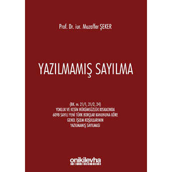 Yazılmamış Sayılma