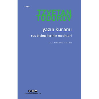 Yazın Kuramı Ve Rus Biçimcileri Tzvetan Todorov