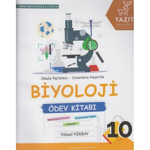 Yazıt 10. Sınıf Biyoloji Ödev Kitabı