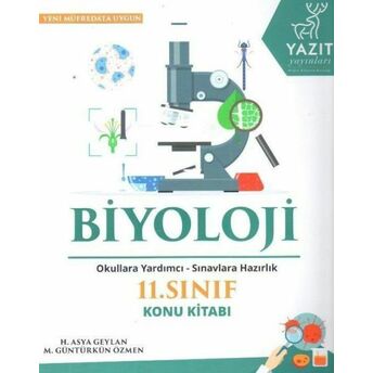 Yazıt 11. Sınıf Biyoloji Konu Kitabı H. Asya Geylan M.güntürkün Özmen