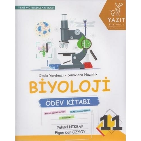 Yazıt 11. Sınıf Biyoloji Ödev Kitabı