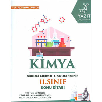 Yazıt 11. Sınıf Kimya Konu Kitabı (Yeni) Tayfun Sözeren Muammer