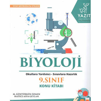 Yazıt 9. Sınıf Biyoloji Konu Kitabı (Yeni) Hatice Asya Geylan