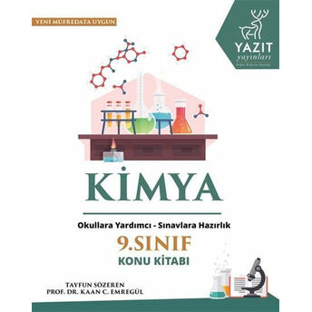 Yazıt 9.Sınıf Kimya Konu Kitabı Tayfun Sözeren, Kaan C. Emregül