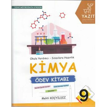 Yazıt 9. Sınıf Kimya Ödev Kitabı (Yeni) Mehti Koçyıldız