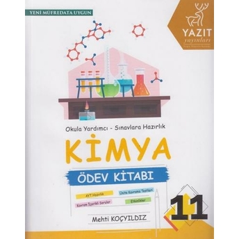 Yazıt Yayınları 11. Sınıf Kimya Ödev Kitabı Mehti Koçyıldız