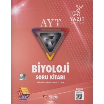 Yazıt Yayınları Ayt Biyoloji Venn Serisi Soru Kitabı Ali Dağ