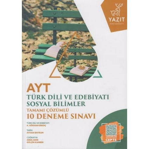 Yazıt Yks Ayt Türk Dili Ve Edebiyatı-Sosyal Bilimler Çözümlü 10 Deneme Sınavı -  Ayhan Bayram