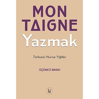 Yazmak Michel De Montaigne