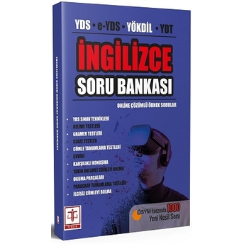 Yds E-Yds Yökdil Ydt Ingilizce Soru Bankası Yasin Aslan