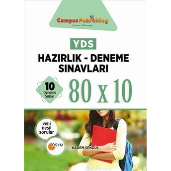 Yds Hazırlık - Deneme Sınavları 10 Deneme Kadem Şengül