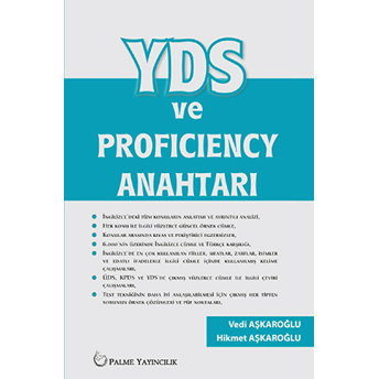 Yds Ve Proficiency Anahtarı Vedi Aşkaroğlu