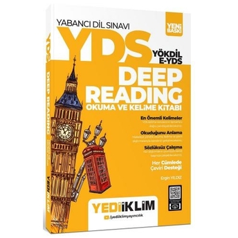 Yds - Yökdil Deep Reading Okuma Ve Kelime Kitabı Ergin Yıldız