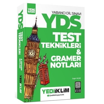 Yds - Yökdil Test Teknikleri Ve Gramer Notları Ergin Yıldız