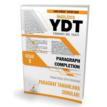 Ydt Ingilizce Paragraph Completion Issue 9 Hakkı Kurban