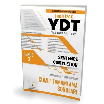 Ydt Ingilizce Sentence Completion Issue 3 Hakkı Kurban