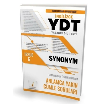 Ydt Ingilizce Synonym Issue 6 Hakkı Kurban