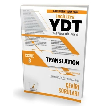 Ydt Ingilizce Translation Issue 8 Hakkı Kurban