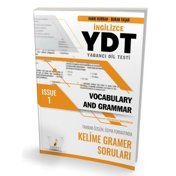 Ydt Ingilizce Vocabulary And Grammar Issue 1 Hakkı Kurban