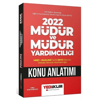 Yediiklim 2022 Meb Ekys Müdür Ve Müdür Yardımcılığı Konu Anlatımı (Iadesiz)