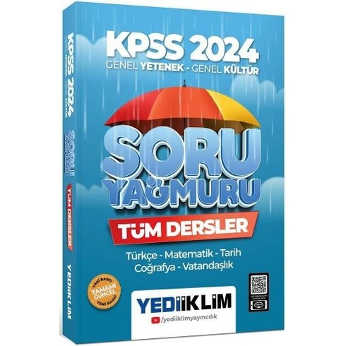 Yediiklim 2024 Kpss Genel Yetenek Genel Kültür Tüm Dersler Soru Yağmuru