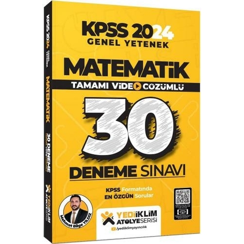 Yediiklim 2024 Kpss Matematik Tamamı Video Çözümlü 30 Deneme