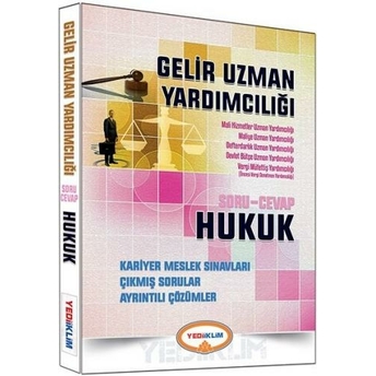 Yediiklim Gelir Uzman Yardımcılığı Hukuk Soru Cevap