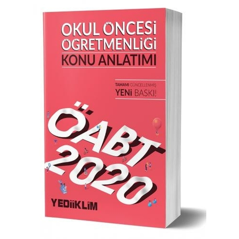 Yediiklim Yayınları 2020 Kpss Öabt Okul Öncesi Öğretmenliği Konu Anlatımı