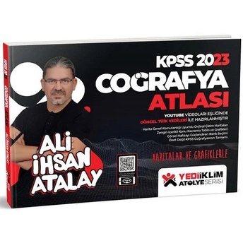 Yediiklim Yayınları 2023 Kpss Atölye Serisi Haritalar Ve Grafiklerle Coğrafya Atlası Ali Ihsan Atalay