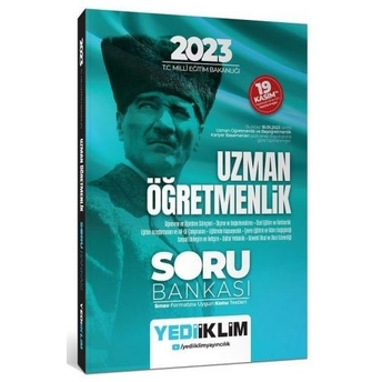 Yediiklim Yayınları 2023 T.c. Millî Eğitim Bakanlığı Uzman Öğretmenlik Soru Bankası Komisyon