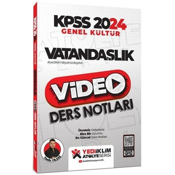 Yediiklim Yayınları 2024 Kpss Atölye Serisi Vatandaşlık Video Ders Notları Yasin Yıldız