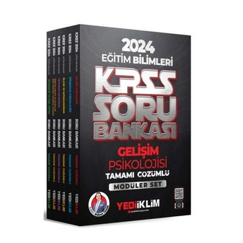 Yediiklim Yayınları 2024 Kpss Eğitim Bilimleri Tamamı Çözümlü Soru Bankası Modüler Set Komisyon