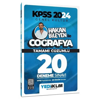 Yediiklim Yayınları 2024 Kpss Genel Kültür Hakan Bileyen Ile Coğrafya Tamamı Çözümlü 20 Deneme Hakan Bileyen